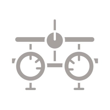 Modern oto tamir simgesinin vektör illüstrasyonu