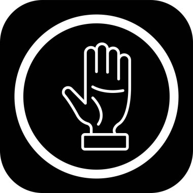 Tek bir simgenin vektör illüstrasyonu