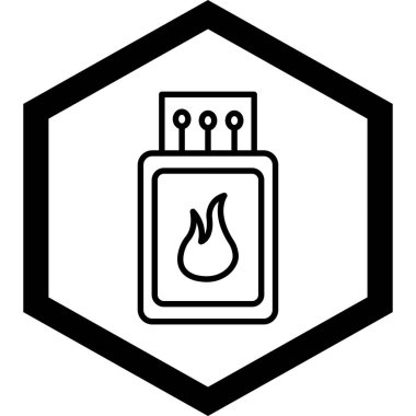 Benzin istasyonu simgesinin vektör illüstrasyonu