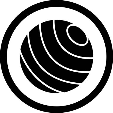 top top müzik simgesi katı stil