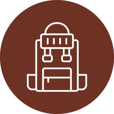 Bir bina simgesinin vektör illüstrasyonu