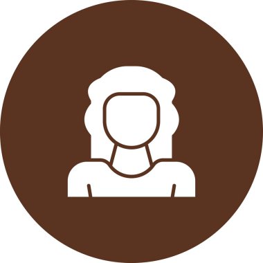 kullanıcı. Web simgesi basit illüstrasyon