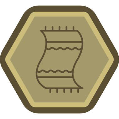 Modern bir simgenin vektör illüstrasyonu