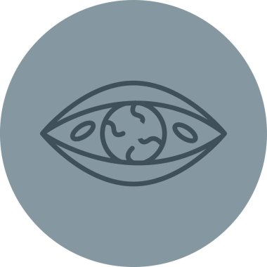 Küresel simge vektör illüstrasyonu