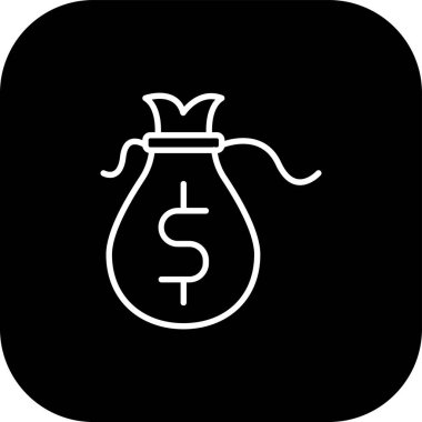 vektör para simgesi illüstrasyonu