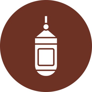 Şişe. Web simgesi basit illüstrasyon