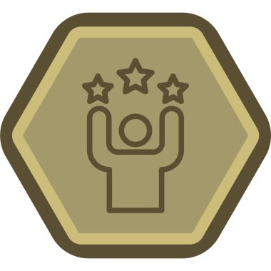 ödül simgesi modada izole edilmiş arkaplan