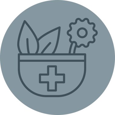 Bitki. Web simgesi basit illüstrasyon