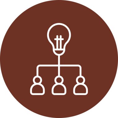 İş ve finans simgesinin vektör illüstrasyonu