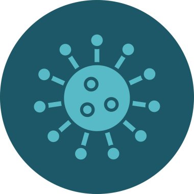 Virüs simgesi. vektör illüstrasyonu