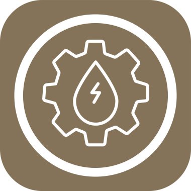 Enerji simgesinin vektör illüstrasyonu