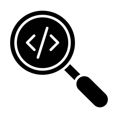 Arama simgesi vektör illüstrasyonu