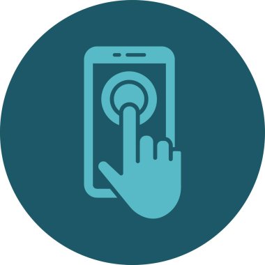 vektör cep telefonu simgesi, vektör illüstrasyonu