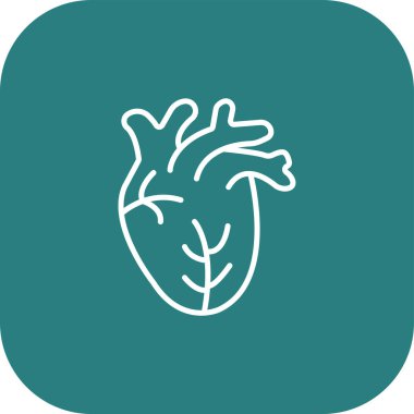 kalp simgesi soyut bir grupta izole edildi