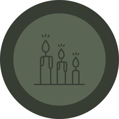 Havai fişek simgesinin vektör çizimi