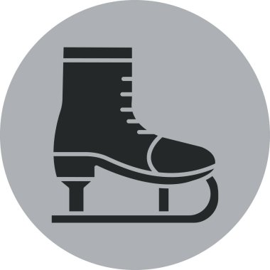 Kaykay botları ikonu. Web için kaykay botları vektör simgesinin basit çizimi