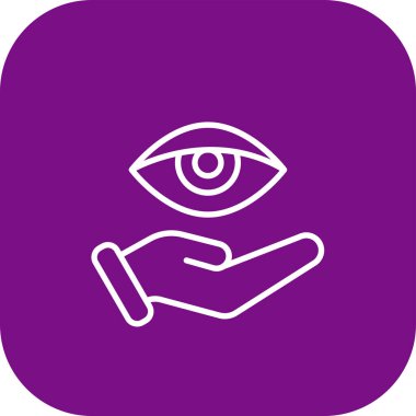 Göz simgesi vektör illüstrasyonu