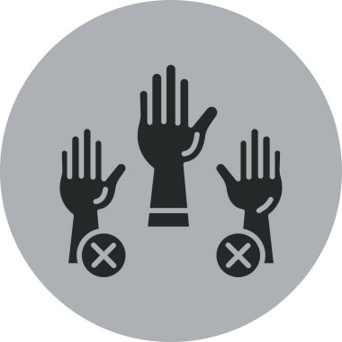 İşaretsiz simgenin vektör illüstrasyonu