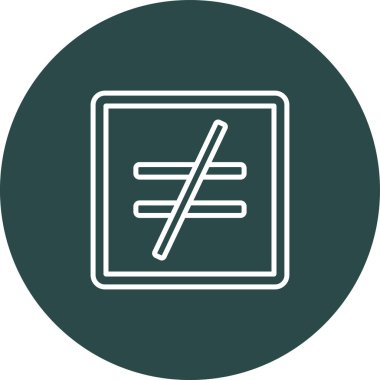 Modern simgenin vektör illüstrasyonu