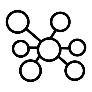 ağ paylaşım simgesi çizimi