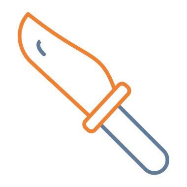 bıçak simgesi vektör illüstrasyonu