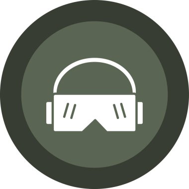 - Kulaklık. Web simgesi basit illüstrasyon