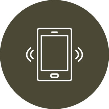 akıllı telefon simgesi vektör illüstrasyonu