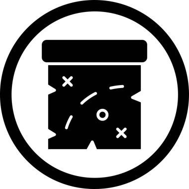 Gıda simgesinin vektör illüstrasyonu