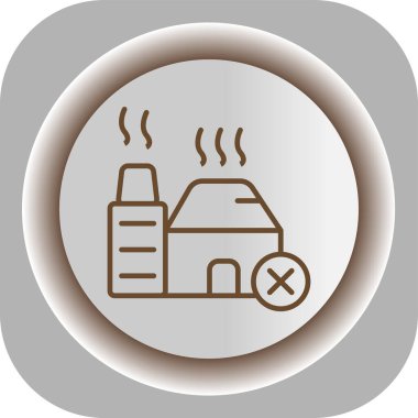 Benzersiz petrol tankı çizgisi vektör simgesi