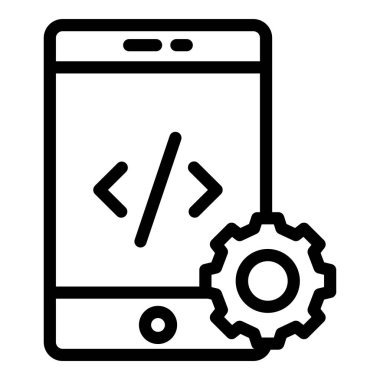 Cep telefonu vektör çizimi