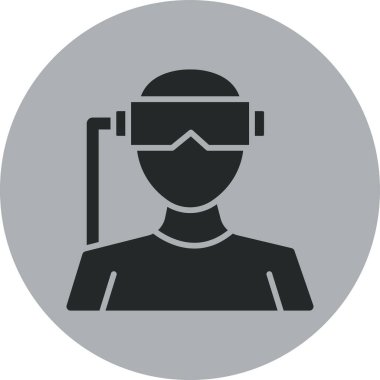 Vektör Avatar Simgesi illüstrasyonu