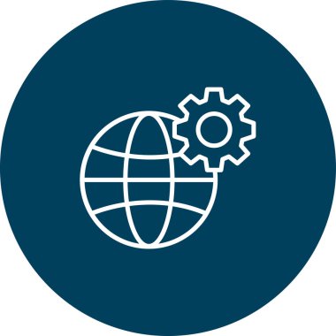 Vektör Genel Ağ simgesi