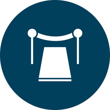 Salla. Web simgesi basit illüstrasyon