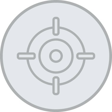 Bir hedefin vektör illüstrasyonu