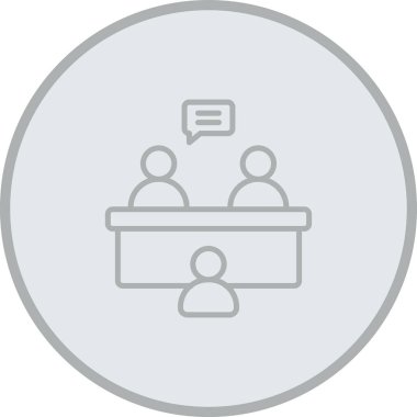 iş simgesi vektör illüstrasyonu