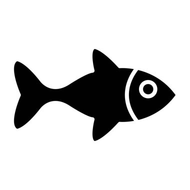 deniz ürünleri vektör simgesi.