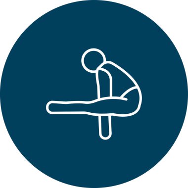 Spor salonundaki adam simgesi.