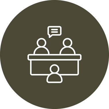 İş konsepti. İş insanların vektör Illustration