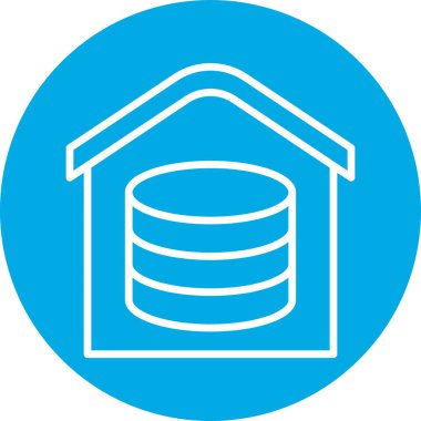 Ev simgesinin vektör illüstrasyonu