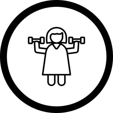 Dambılı kadın çemberde