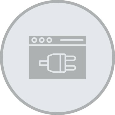 Modern simgenin vektör illüstrasyonu