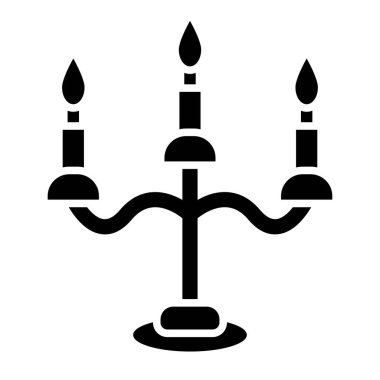 Mum simgesi vektör illüstrasyonu