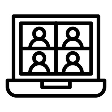 Çevrimiçi toplantı simgesi, özet biçimi