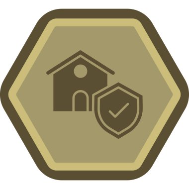 ev simgesi, vektör illüstrasyonu