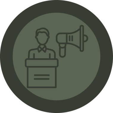 Modern insan simgesinin vektör illüstrasyonu