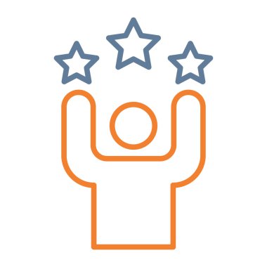 reyting vektör simgesi. Düzenlenebilir felç. Web ve mobil uygulamalar için doğrusal sembol kullanımı. uygulamalar, logo, yazdırma ortamı.