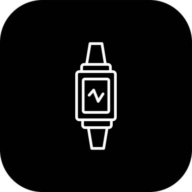 smartwatch simge vektör çizimi