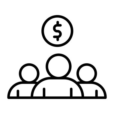 para simgesi vektör illüstrasyonu