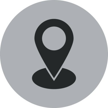 Harita işaretleyici. konum simgesi. vektör illüstrasyonu