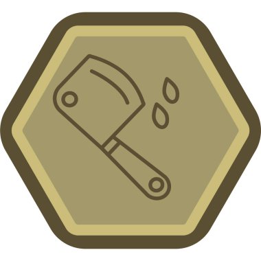 Çekiç ikonu vektör illüstrasyonu